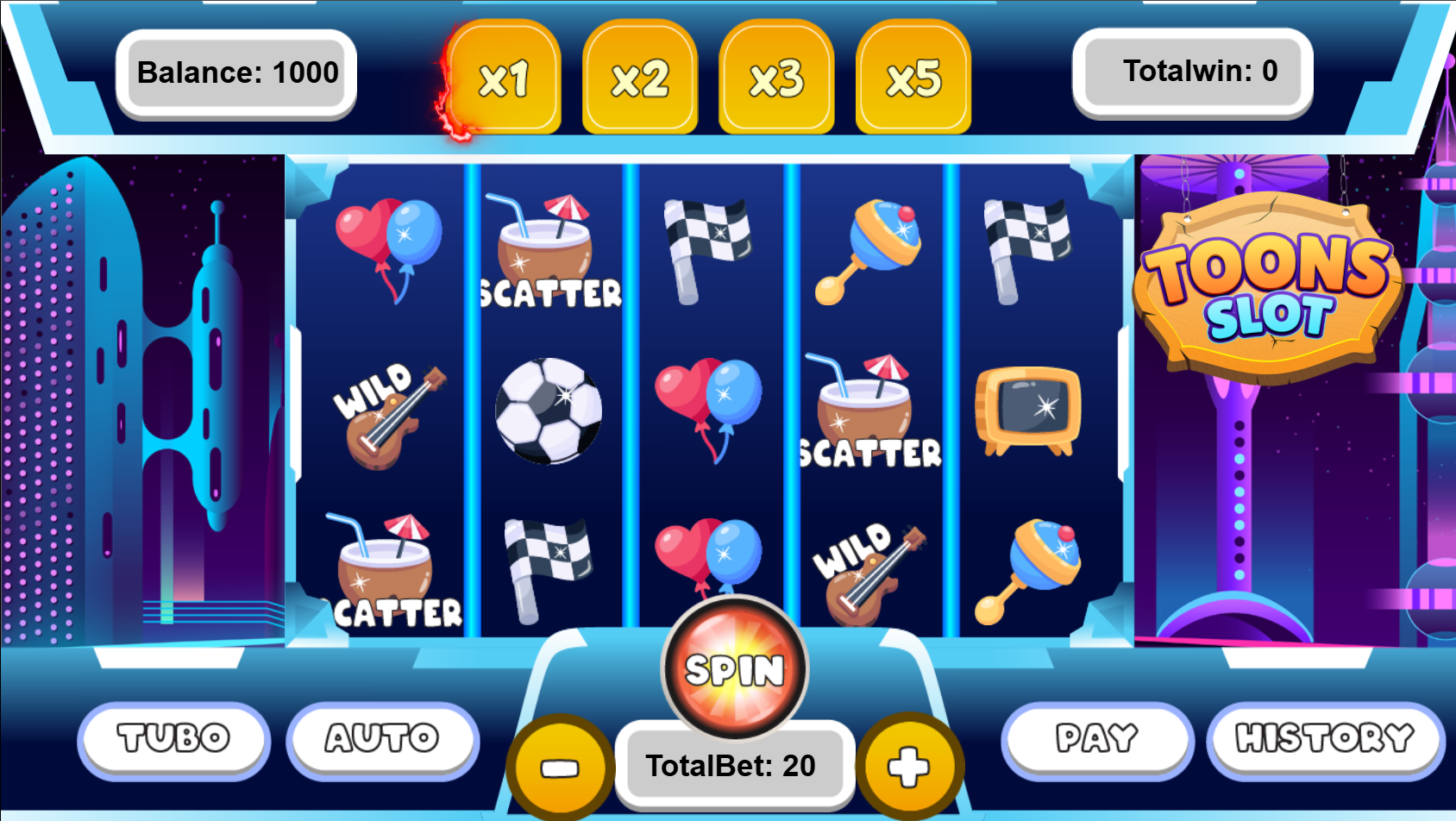 Diamond Mine Game Screen